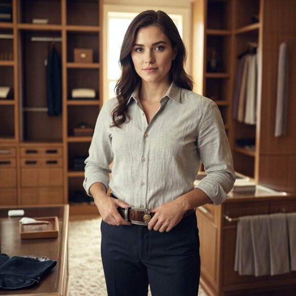 Brighton Museum Collection Vintage Brown Roman Mythology Medallions Belt… - Picture 1 of 11